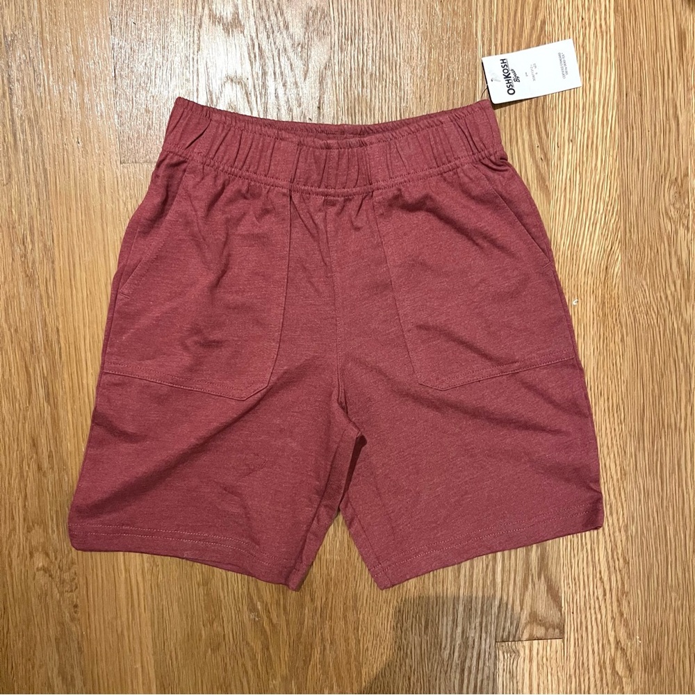 [3 for $15] NWT OSHKOSH B’GOSH Maroon Kids Shorts (Size 6)